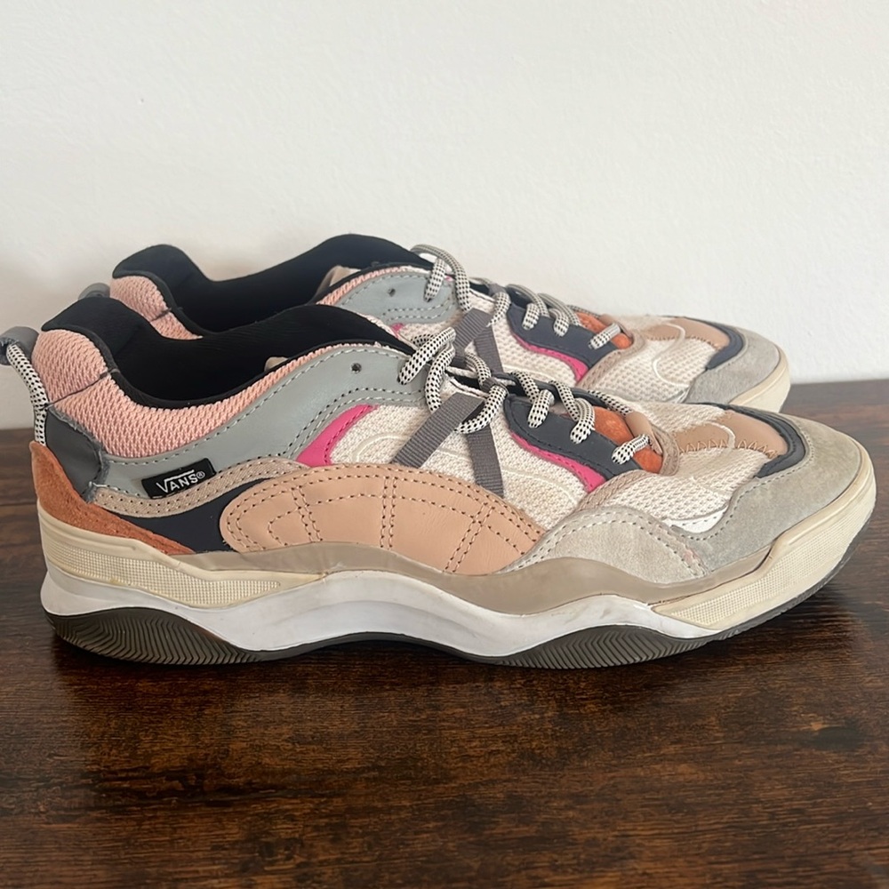Gently Worn Varix Multi Colored Vans Size 8 Men's - image 1